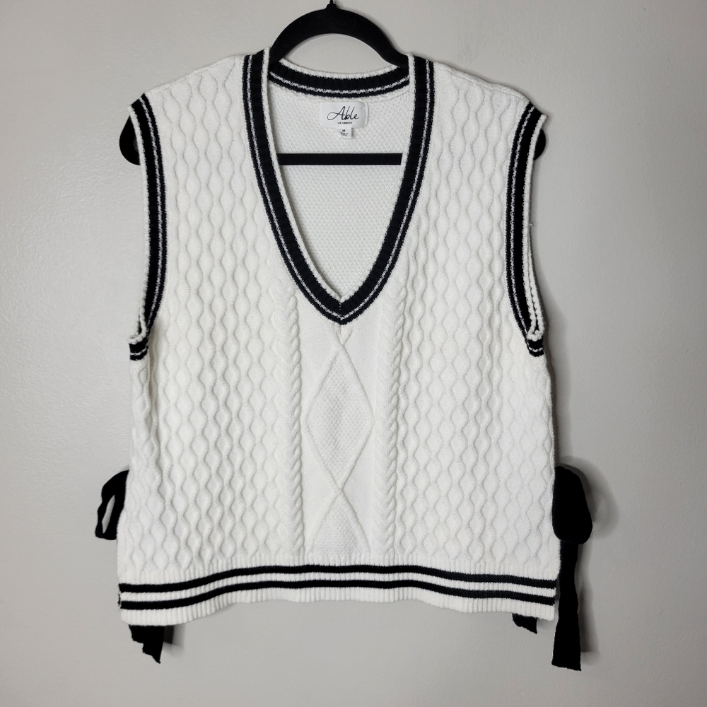 Able Los Angeles Cable Knit Vest